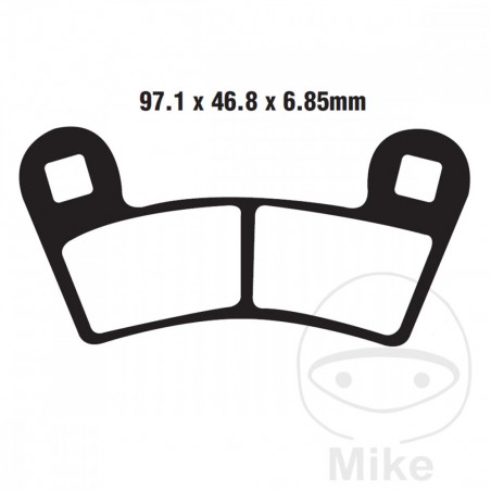 EBC Standard brake pads ALTN: 7870039 737.00.15