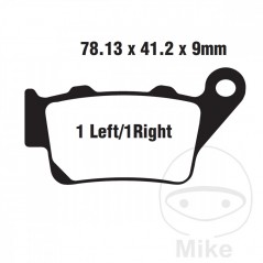 EBC Standard brake pads SCOOTER ALTN: 7870266 737.00.49