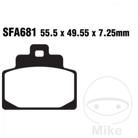 EBC carbon brake pads SCOOTER ALTN: 7870134 737.02.14