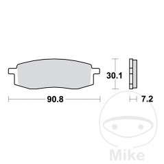 TRW Standard brake pads ALTN: 7370638 787.00.70