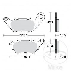 TRW Standard brake pads ALTN: 7320097 787.01.00