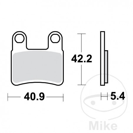 TRW Standard brake pads 787.01.39