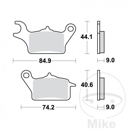 TRW Standard brake pads ALTN: 7370035 787.01.47