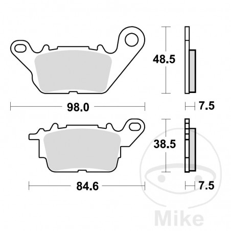 TRW Standard brake pads ALTN: 7370216 787.03.00