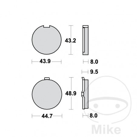 TRW Pastillas de freno estándar ALTN: 7325954 787.06.94