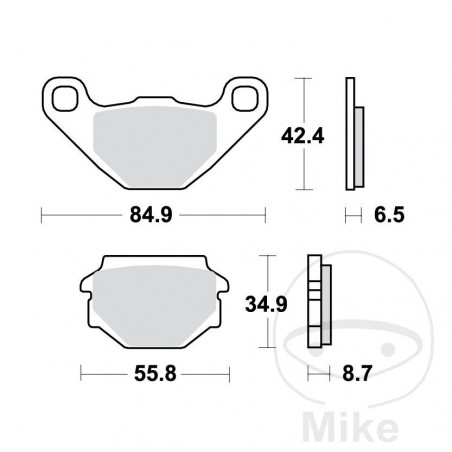 TRW Standard brake pads ALTN: 7320443 787.07.44