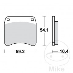 TRW Standard brake pads ALTN: 7328388 787.11.55