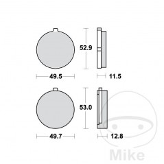 TRW Standard brake pads ALTN: 7326291 787.13.38