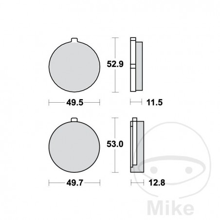 TRW Standard brake pads ALTN: 7326291 787.13.38