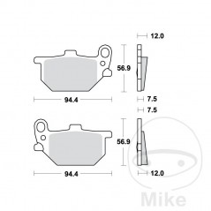TRW Standard brake pads ALTN: 7326499 787.13.95
