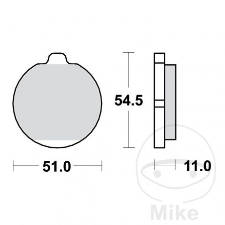 TRW Standard brake pads ALTN: 7326739 787.14.03