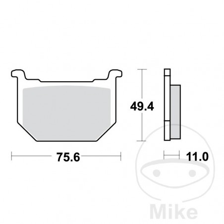 TRW Standard brake pads ALTN: 7326556 787.14.29