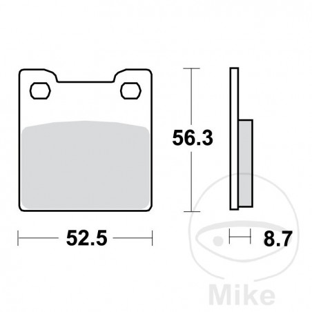 TRW Standard brake pads ALTN: 7377617 787.15.77