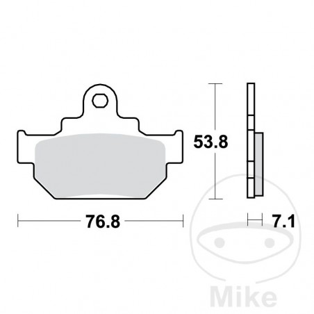 TRW Standard brake pads ALTN: 7328487 787.16.01