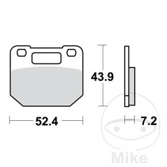 TRW Standard brake pads ALTN: 7325400 787.17.26