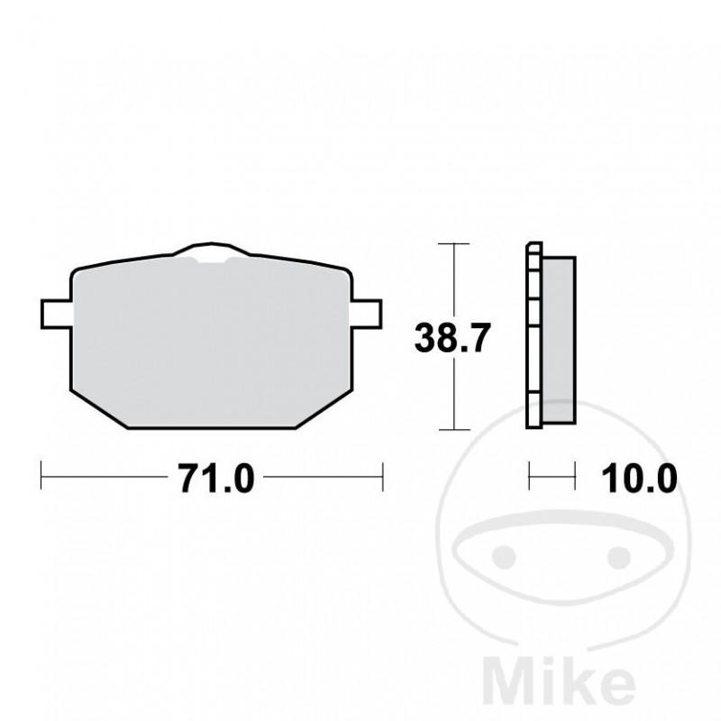 TRW Standard brake pads ALTN: 7324320 787.17.83