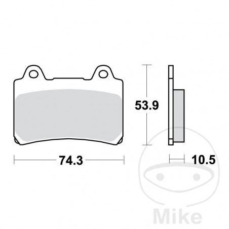 TRW Standard brake pads ALTN: 7370703 787.18.09