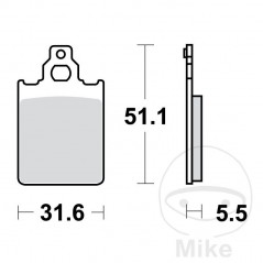 TRW Standard brake pads SCOOTER ALTN: 7321847 787.21.61