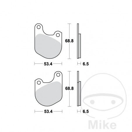 TRW Standard brake pads ALTN: 7326804 787.22.86