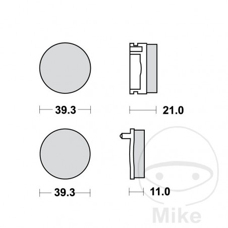 TRW Pastillas de freno estándar ALTN: 7326051 787.26.82