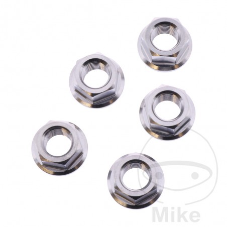 JMP Nut set for transmission plate crown screw M10 X 1.25 MM INOX V4A 775.35.47