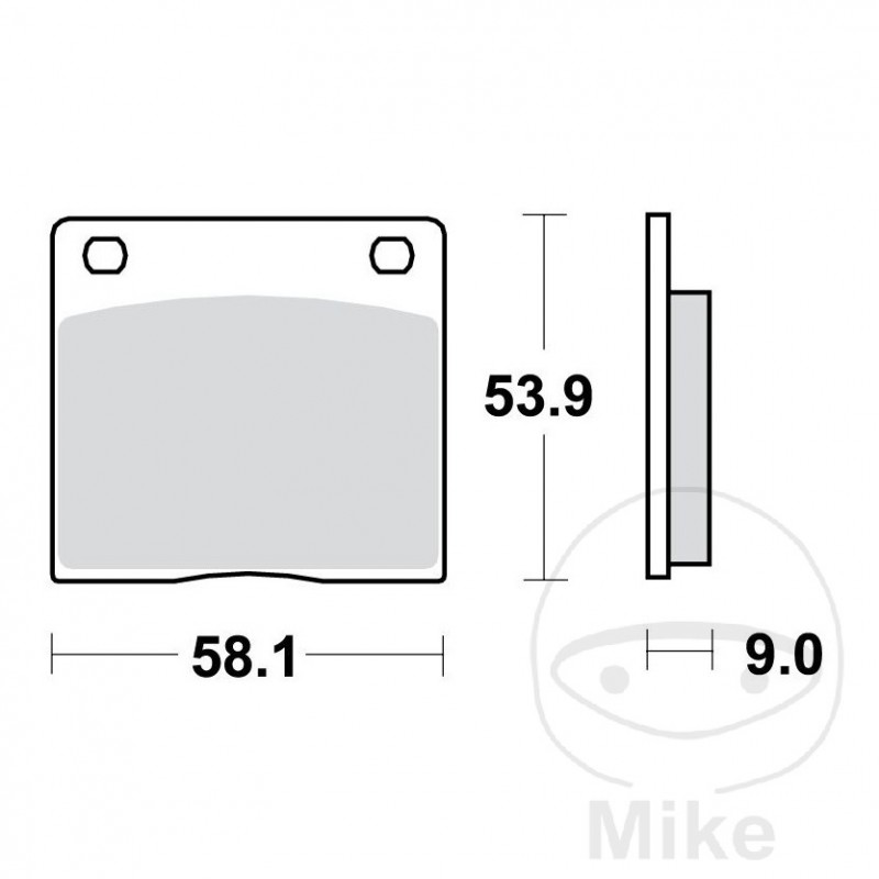 TRW Standard brake pads ALTN: 7326242 787.08.35