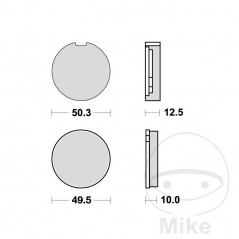 TRW Standard brake pads ALTN: 7326267 787.12.62