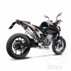 LEOVINCE SILENCER, EXHAUST SBK INOX ONE SLIP ON EVO 782.08.29