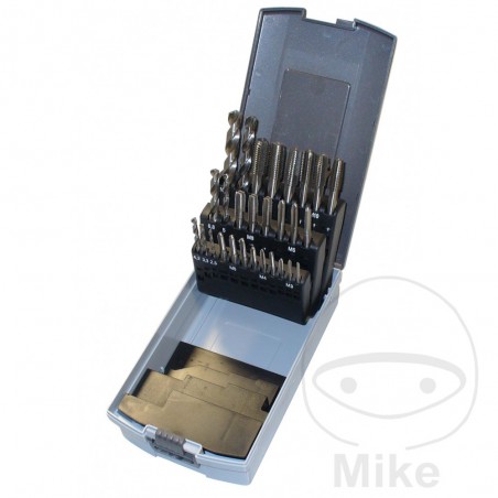 Juego 28 brocas para metal HSS M3-M12 637.00.20