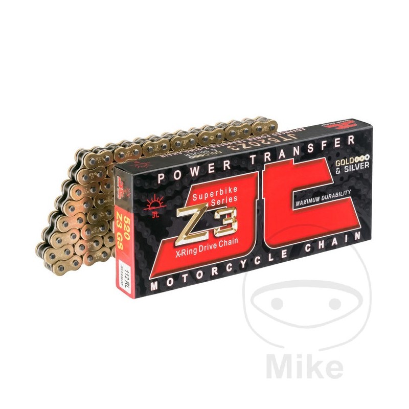 JT DRIVE CHAIN Cadena abierta con enganche remache X-RING GS520Z3/120 754.03.82