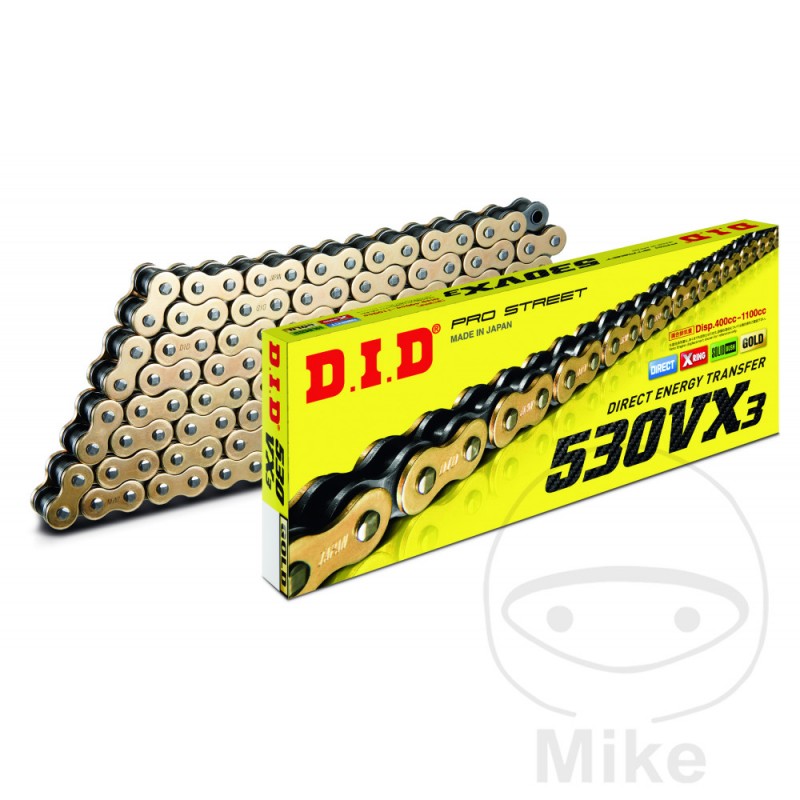 DID Cadena abierta con enganche remache X-RING GB 530VX3/114 797.03.18