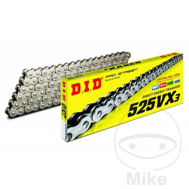 DID Cadena abierta con enganche remache X-RING SS 525VX3/112 797.04.31