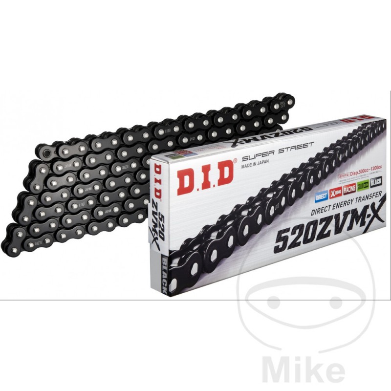 DID Cadena abierta con enganche remache X-RING BB 520ZVMX/112 797.04.49