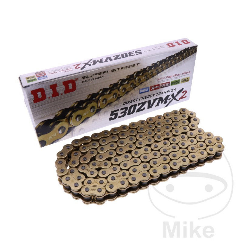 DID Cadena abierta con enganche remache X-RING GG 530ZVMX2/128 797.06.20