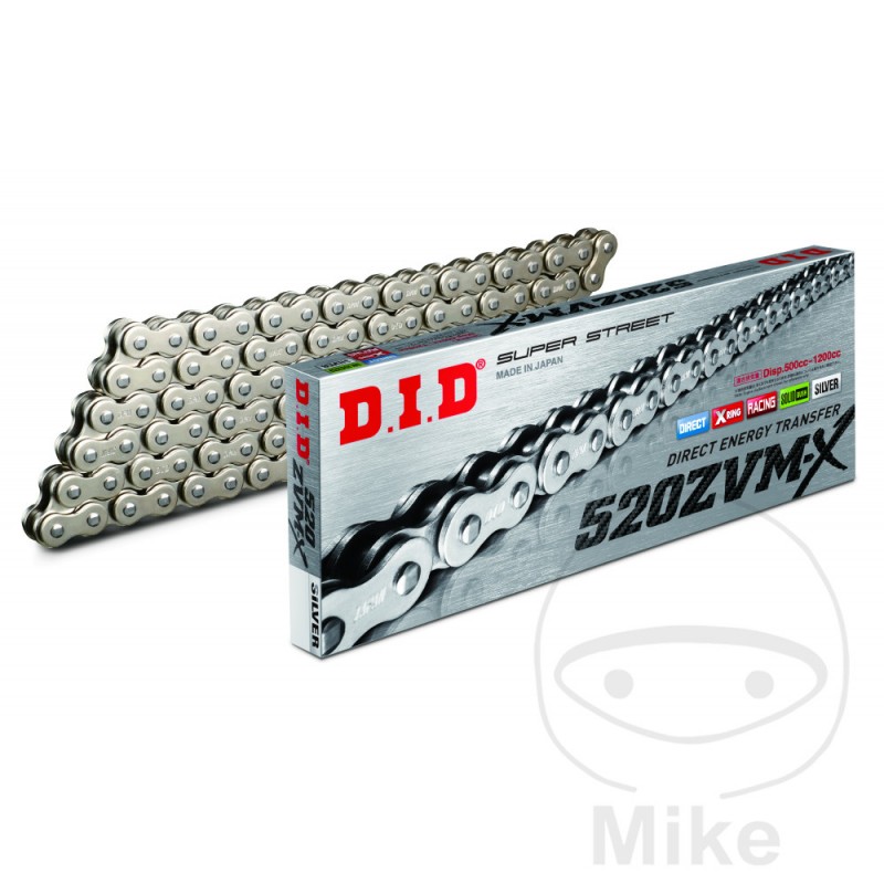 DID Cadena abierta con enganche remache X-RING SS 520ZVMX/114 797.37.61