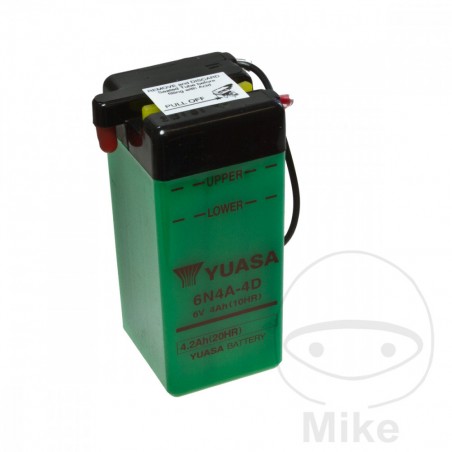 YUASA motorcycle battery 6N4A-4D 707.00.30