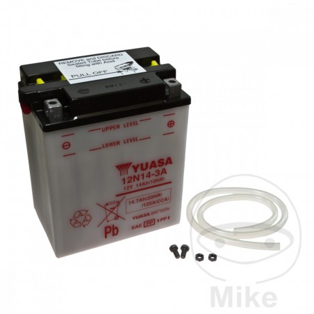 YUASA motorcycle battery 12N14-3A 707.02.79