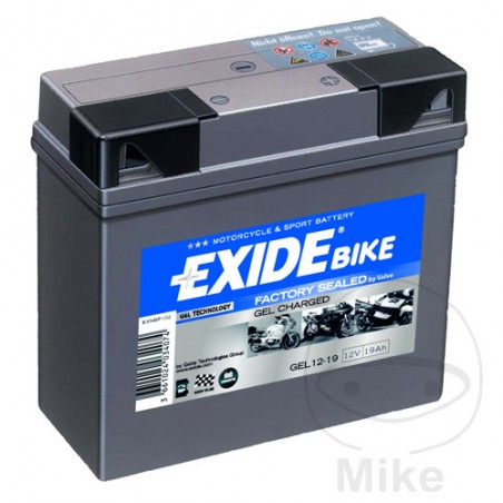 EXIDE motorcycle gel battery 12-19 ALTN: 7074644 9004 707.26.55