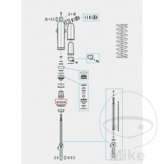 KAYABA damper spring guide 50 MM 773.12.04