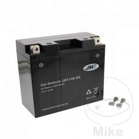 JMT activated gel motorcycle battery YT14B-BS 707.00.17