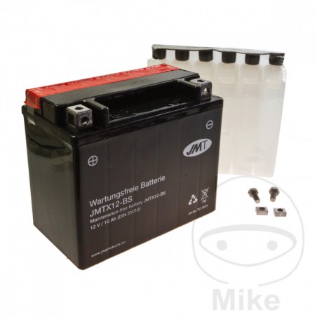 JMT Maintenance-free battery with electrolyte YTX12-BS 707.36.61