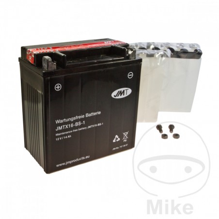 JMT Maintenance-free battery with electrolyte YTX16-BS-1 707.36.87