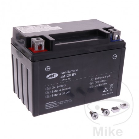 JMT activated gel motorcycle battery YTX9-BS 707.39.35