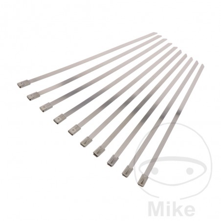 JMP Pack of 10 cable ties 4.45 X 200 MM V2A 158.12.00