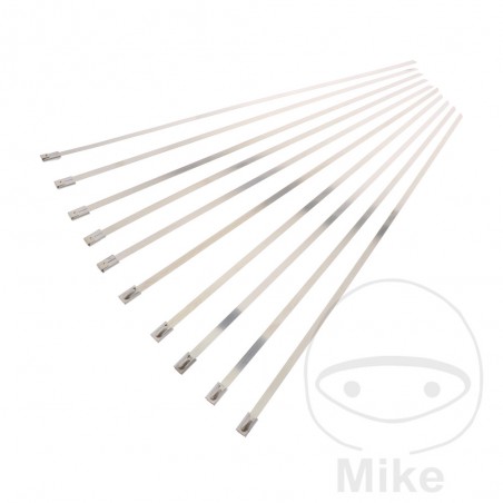 JMP Pack 10 bridas para cable 4.5 X 370 MM V2A 158.13.70