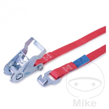 Motorcycle luggage strap with ratchet 25 MM/0.5+4.5 M 338.05.96