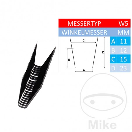 Juego 20 cuchillas para cutter W 5 611.07.95