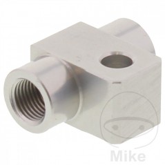 Adaptador distribuidor 2 vias recto para latiguillo de freno TYP811 M10 X 1.00 757.09.48
