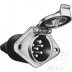 HERTH+BUSS Conector enchufe remolque 7 polos aluminio 24V 146.79.68