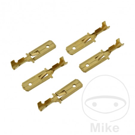 JMP Pack of 5 flat connectors 0.5-1.0 6.3 MM 158.02.92